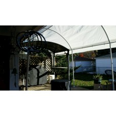 Quictent 20x10 Heavy Duty Portable Carport Canopy Garage Car Shelter Party Tent White   